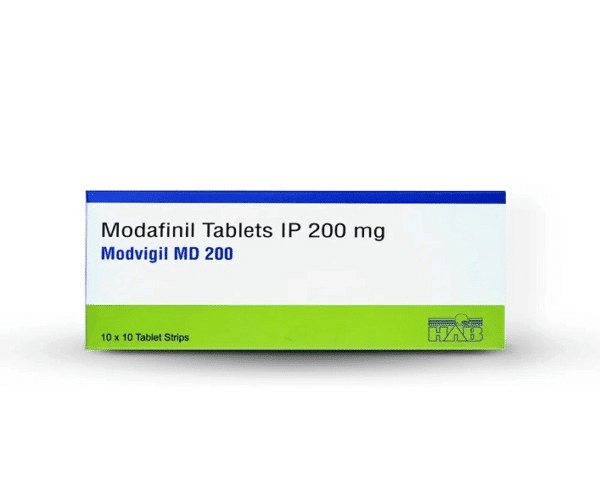 Modvigil MD 200mg Modafinil Tablet IP 100 tablet Eczane AB